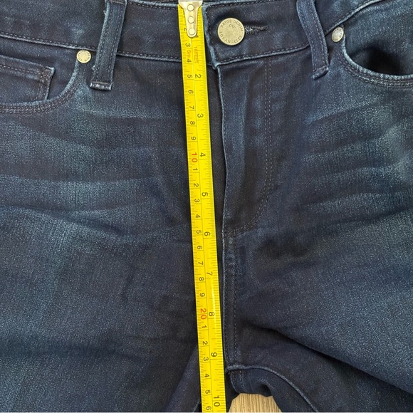 PAIGE Manhattan bootcut jeans, dark wash, mid rise, size 30x31 - Picture 7 of 10
